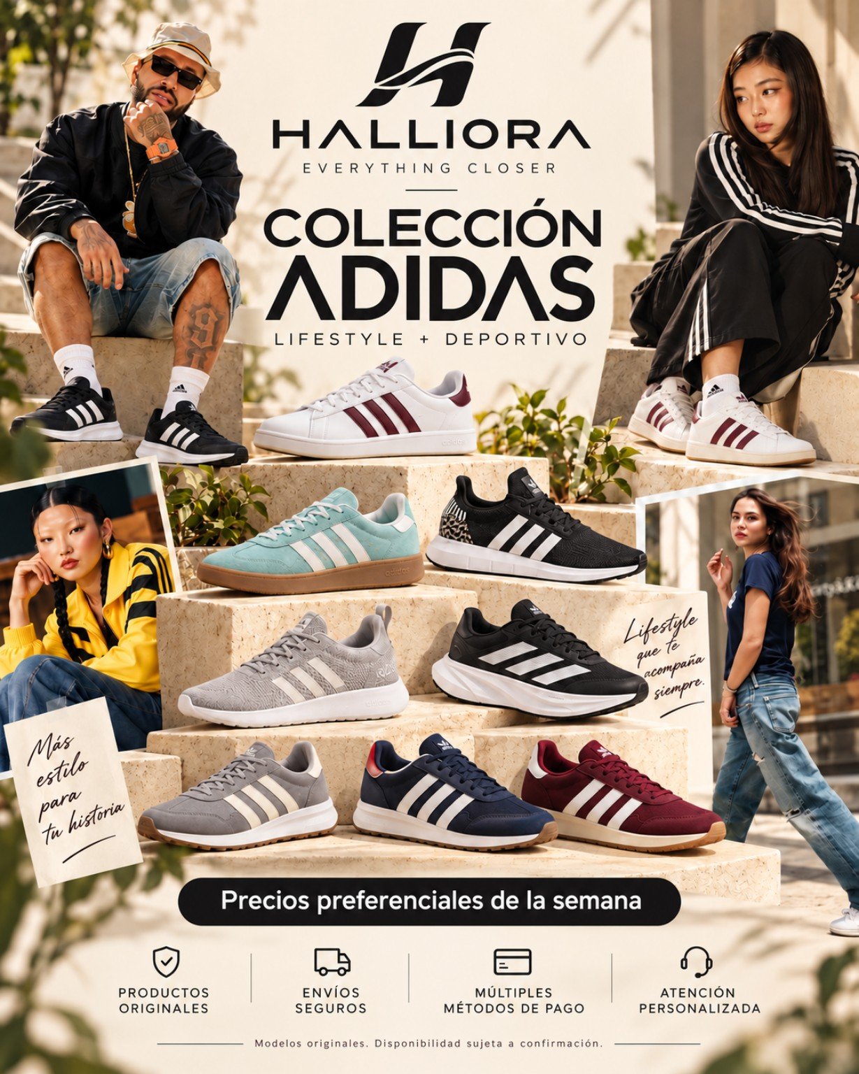 Colección Adidas presentada por Halliora